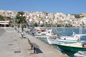 Boot im Hafen von Sitia, Kreta