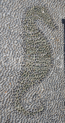 Mosaik 'Seepferdchen'