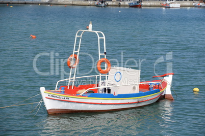 Boot im Hafen von Sitia, Kreta