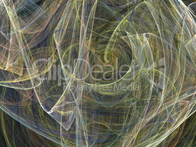 Digital Fractal on Black Digital Fractal on Black