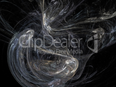 Digital Fractal on Black Digital Fractal on Black