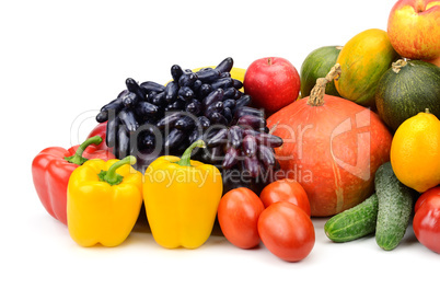 assortment of fresh fruits and vegetables