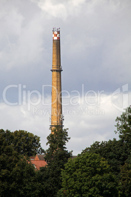 Fabrikschornstein in Schwerin