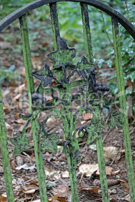 Grabeinfassung auf dem alten Friedhof Schwerin