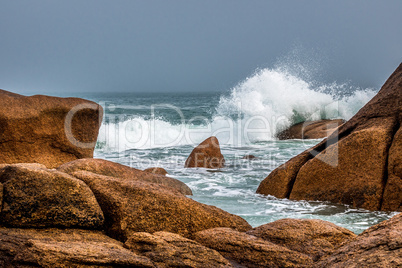 Atlantikküste in der Bretagne