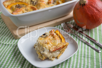 Kürbis Lasagne