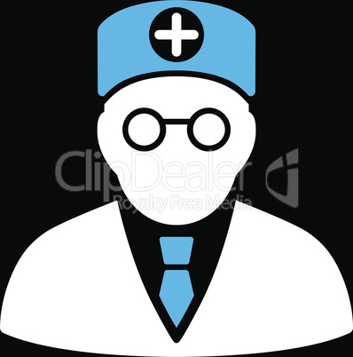 bg-Black Bicolor Blue-White--head physician v2.eps