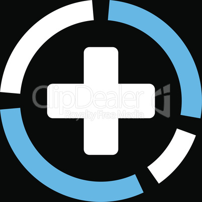 bg-Black Bicolor Blue-White--health care diagram.eps