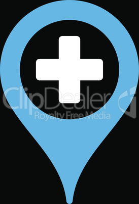 bg-Black Bicolor Blue-White--hospital map pointer.eps