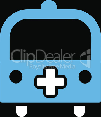 bg-Black Bicolor Blue-White--medical bus.eps
