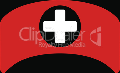 bg-Black Bicolor Red-White--doctor cap.eps