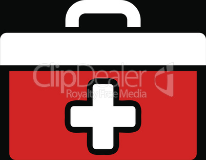 bg-Black Bicolor Red-White--first aid toolbox.eps