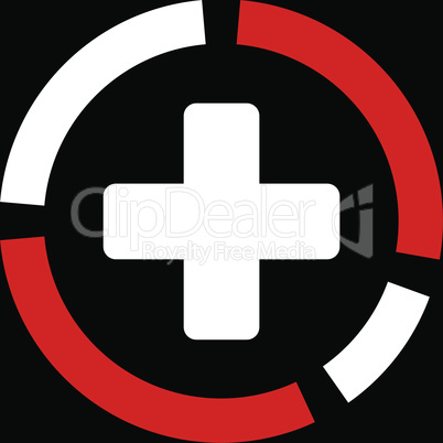 bg-Black Bicolor Red-White--health care diagram.eps