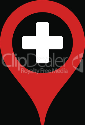 bg-Black Bicolor Red-White--hospital map pointer.eps