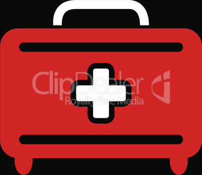 bg-Black Bicolor Red-White--medical baggage.eps