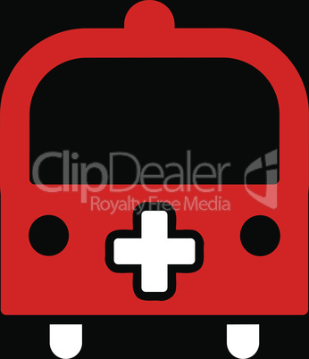 bg-Black Bicolor Red-White--medical bus.eps
