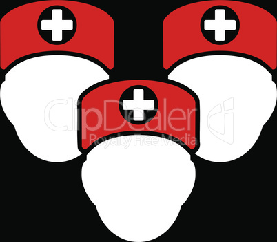 bg-Black Bicolor Red-White--medical staff.eps