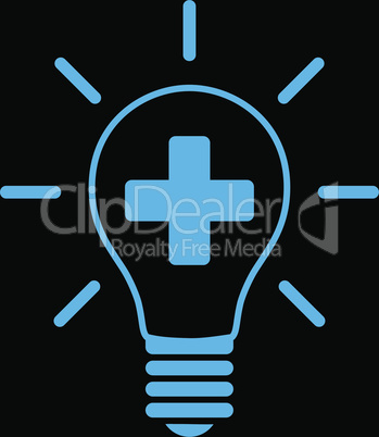 bg-Black Blue--creative medicine bulb.eps