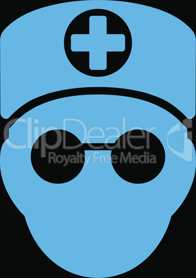 bg-Black Blue--doctor head.eps