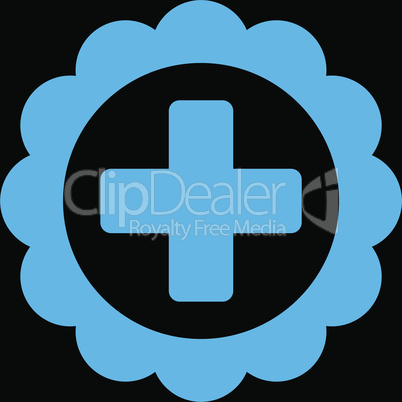 bg-Black Blue--medical sticker.eps