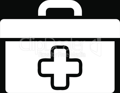 bg-Black White--first aid toolbox.eps
