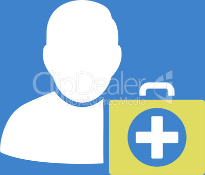 bg-Blue Bicolor Yellow-White--first aid man.eps