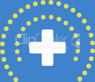 bg-Blue Bicolor Yellow-White--health care protection.eps