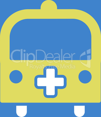 bg-Blue Bicolor Yellow-White--medical bus.eps
