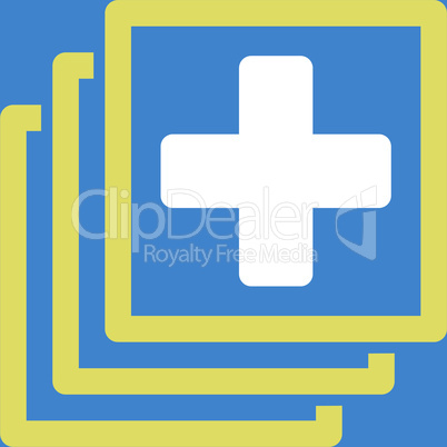 bg-Blue Bicolor Yellow-White--medical docs.eps