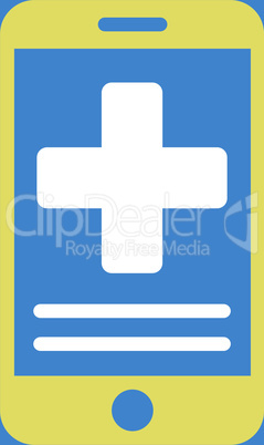 bg-Blue Bicolor Yellow-White--online medical data.eps