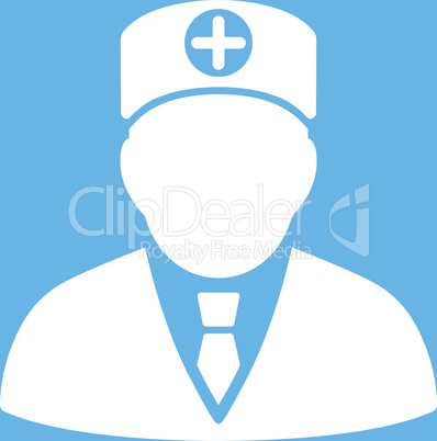 bg-Blue White--head physician.eps