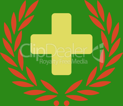 bg-Green Bicolor Orange-Yellow--medical glory.eps
