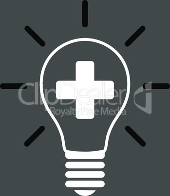 bg-Gray Bicolor Black-White--creative medicine bulb.eps