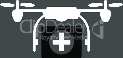 bg-Gray Bicolor Black-White--medical drone.eps