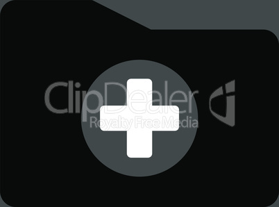 bg-Gray Bicolor Black-White--medical folder.eps