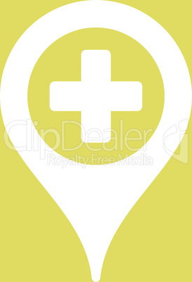 bg-Yellow White--hospital map pointer.eps