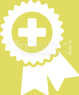 bg-Yellow White--medical quality seal.eps