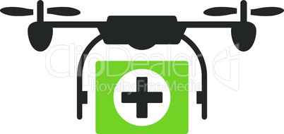 Bicolor Eco_Green-Gray--medical drone.eps