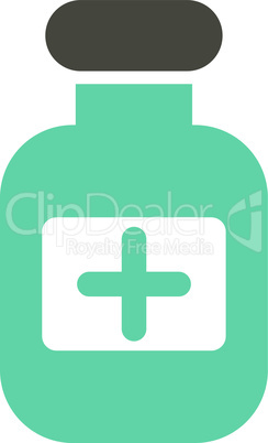 Bicolor Grey-Cyan--drugs bottle.eps