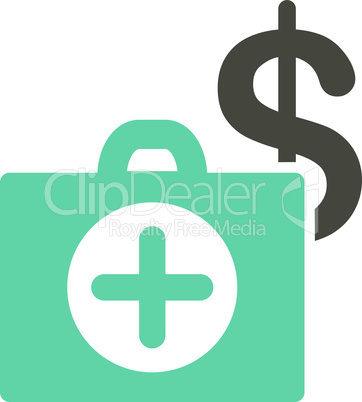 Bicolor Grey-Cyan--payment healthcare.eps