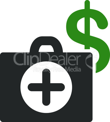 Bicolor Green-Gray--payment healthcare.eps