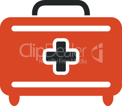 Bicolor Orange-Gray--medical baggage.eps