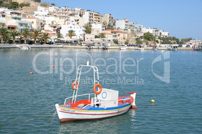 Boot im Hafen von Sitia, Kreta