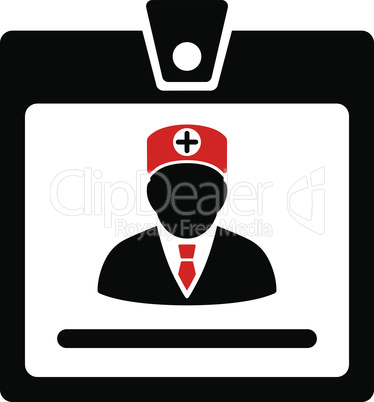 Bicolor Blood-Black--doctor badge.eps