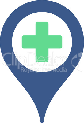 BiColor Cobalt-Cyan--hospital map pointer.eps