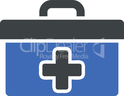BiColor Cobalt-Gray--first aid toolbox.eps