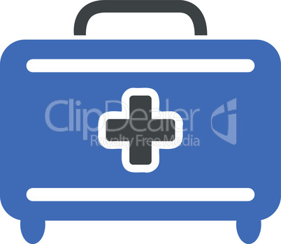 BiColor Cobalt-Gray--medical baggage.eps