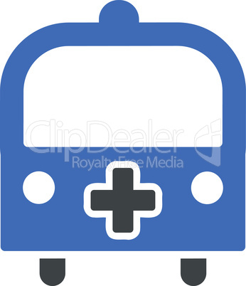 BiColor Cobalt-Gray--medical bus.eps