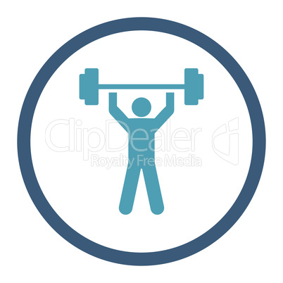 Power lifting icon