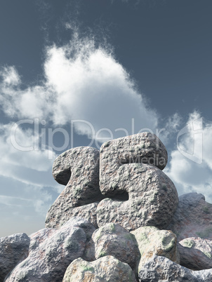 nummer fünfundzwanzig felsen